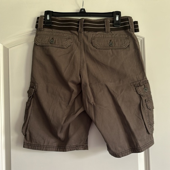 NWT Lee Men's Dungarees New Belted Wyoming Cargo Short, vapor, 29 waist - Picture 8 of 9